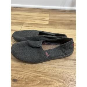 Skechers BOBS Shoes Womens Size 8 Gray Slip On Flats Casual Comfort Loafers